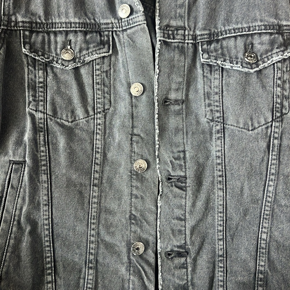 H&M Denim Jacket - Black Wash - Picture 6 of 7